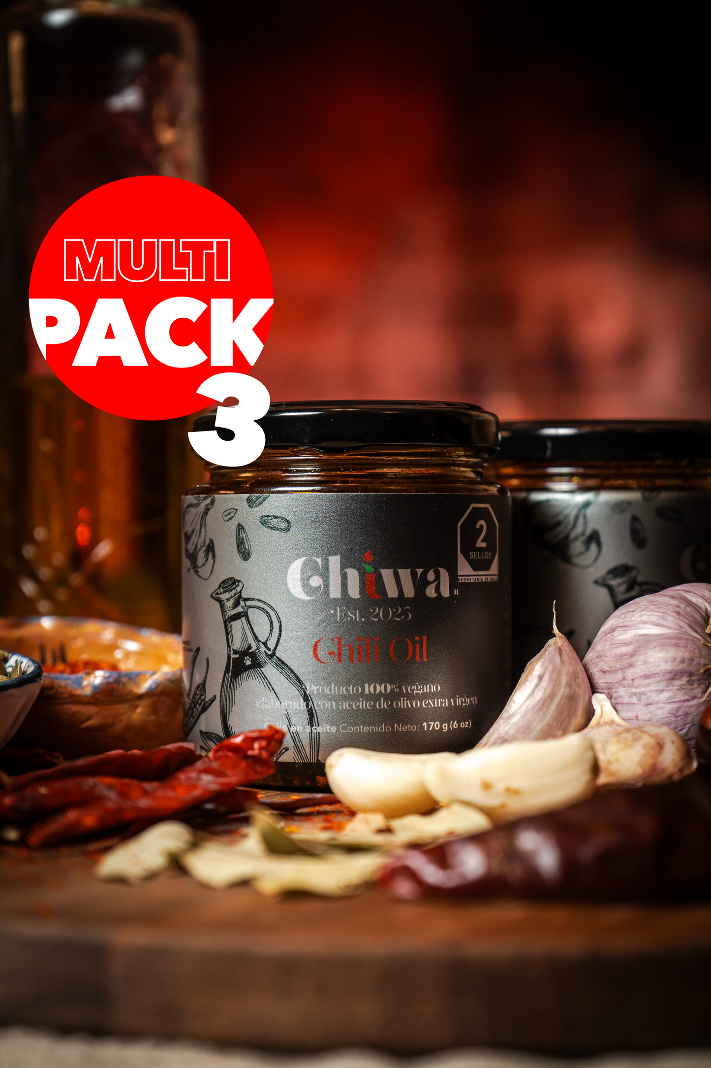 Chiwa Chili Oil (Multi Pack 3)